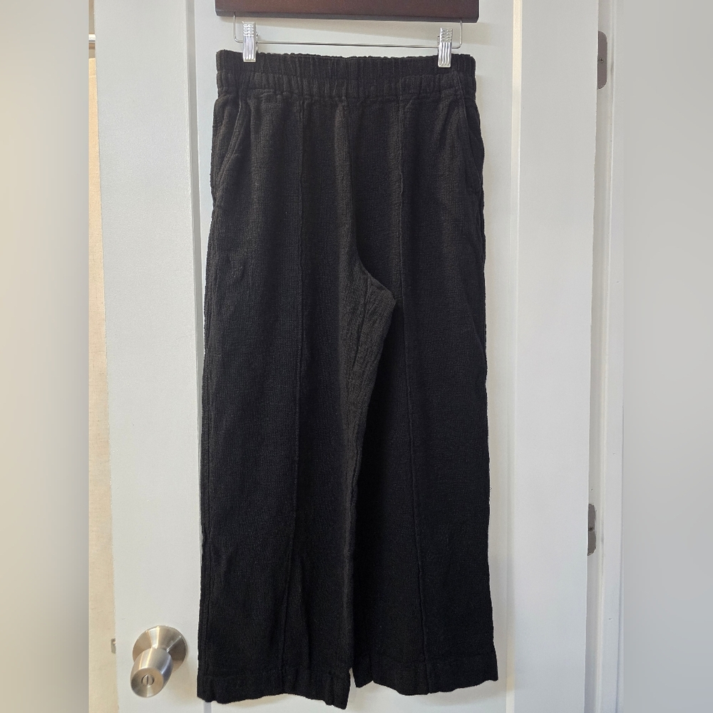 Madewell Linen Viscose Black Pants